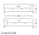 Модульный диван 1323 Greg Zanotta