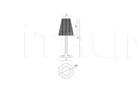 Настольная лампа Arper IPE Cavalli (Visionnaire)