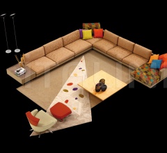 Модульный диван Mercury Soft Модульный диван Mercury Soft фабрика IL Loft