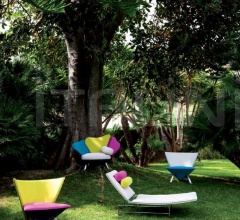Итальянские Уличные кресла - Кресло Flower Outdoor Итальянские Уличные кресла - Кресло Flower Outdoor фабрика IL Loft