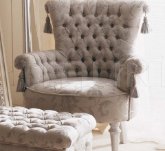 Кресло REGINA 404 silver leaf фабрика Giusti Portos