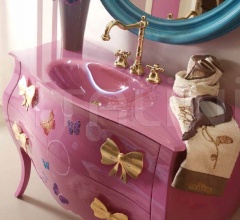 Тумба под раковину TIFFANY DECORO FARFALLE 260-BG Тумба под раковину TIFFANY DECORO FARFALLE 260-BG фабрика Giusti Portos