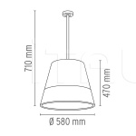 Подвесной светильник Romeo outdoor C3 (CM 71) Flos
