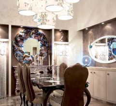 Настенное зеркало Ghirigoro фабрика Mantellassi 1926