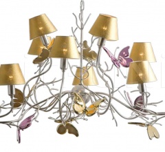Итальянские Свет - Люстра Butterfly 2473/09LA фабрика Eurolampart