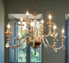 Люстра Perseo L8+4 фабрика Euroluce Lampadari