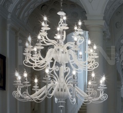 Люстра Alicante white L12+12+6 фабрика Euroluce Lampadari
