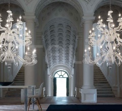 Люстра Alicante white L12+12+6 фабрика Euroluce Lampadari