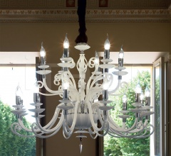 Люстра Alicante white L12+6 фабрика Euroluce Lampadari