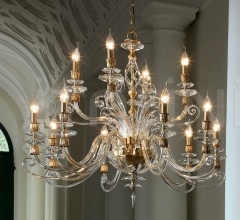 Люстра Alicante satin L8+4 фабрика Euroluce Lampadari