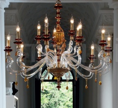 Люстра Elsa L10+5 фабрика Euroluce Lampadari