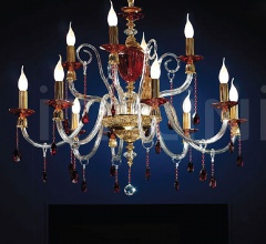 Люстра Rubino/L8+4L фабрика Euroluce Lampadari