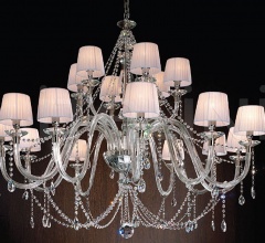 Люстра Arcobaleno Clear L12+6 shade фабрика Euroluce Lampadari