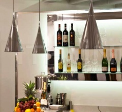 Подвесной светильник D66 Kone фабрика Fabbian