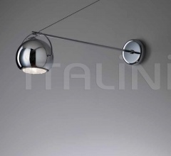 Настенный светильник D57 Beluga Steel D05 фабрика Fabbian