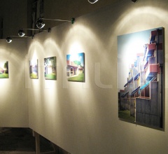 Настенный светильник D57 Beluga Steel D05 фабрика Fabbian