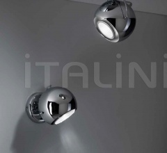 Настенный светильник D57 Beluga Steel фабрика Fabbian