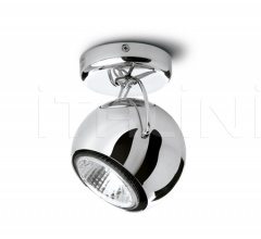 Настенный светильник D57 Beluga Steel фабрика Fabbian