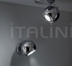 Настенный светильник D57 Beluga Steel фабрика Fabbian