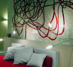 Настенный светильник D63 Snake фабрика Fabbian