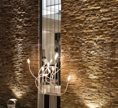 Итальянские Напольные светильники - Напольный светильник D57 Beluga Alu фабрика Fabbian