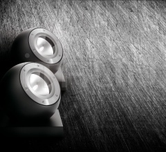 Итальянские Напольные светильники - Напольный светильник D57 Beluga Alu фабрика Fabbian