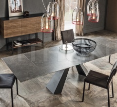 Раздвижной стол Eliot Keramik Drive фабрика Cattelan Italia