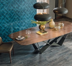 Стол обеденный Skorpio Wood фабрика Cattelan Italia