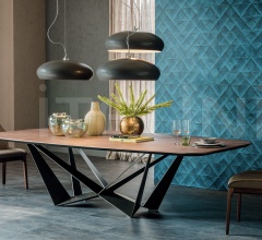 Стол обеденный Skorpio Wood фабрика Cattelan Italia