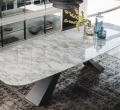 Стол обеденный Eliot Keramik Стол обеденный Eliot Keramik фабрика Cattelan Italia