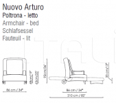 Кресло-кровать Nuovo Arturo Bonaldo