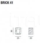 Столик Brick 41/42 Gervasoni