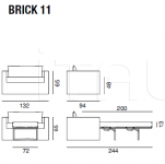 Кресло-кровать Brick 11 Gervasoni