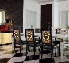 Стул с подлокотником Obelisco Dining chair Стул с подлокотником Obelisco Dining chair фабрика Versace Home