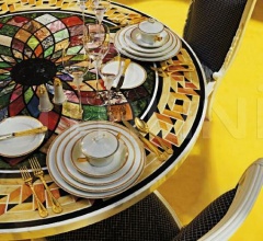 Круглый стол VANITAS SLIM Круглый стол VANITAS SLIM фабрика Versace Home