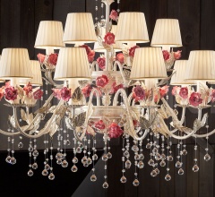 Люстра CERAMIC GARDEN 10+5 фабрика Masiero