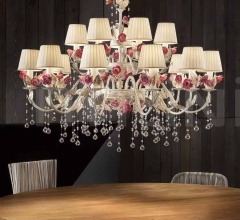 Люстра CERAMIC GARDEN 10+5 фабрика Masiero