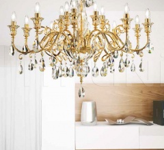 Люстра CURLI 10+5 фабрика Masiero