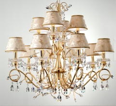 Люстра LUP 8+4 фабрика Masiero