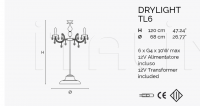 Настольный светильник Drylight TL6 Masiero