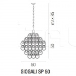 Подвесной светильник GIOGALI SP 50 Vistosi