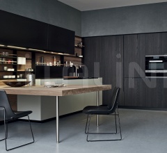 Итальянские Кухни с барной стойкой - Кухня Phoenix Итальянские Кухни с барной стойкой - Кухня Phoenix фабрика Varenna Poliform
