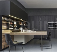 Итальянские Кухни с барной стойкой - Кухня Phoenix Итальянские Кухни с барной стойкой - Кухня Phoenix фабрика Varenna Poliform