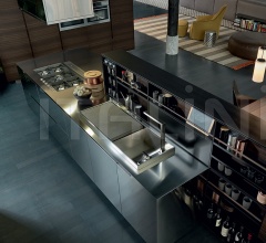 Итальянские Кухни с барной стойкой - Кухня Phoenix Итальянские Кухни с барной стойкой - Кухня Phoenix фабрика Varenna Poliform