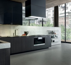 Итальянские Кухни с барной стойкой - Кухня Phoenix Итальянские Кухни с барной стойкой - Кухня Phoenix фабрика Varenna Poliform