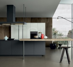 Итальянские Кухни с барной стойкой - Кухня Artex Итальянские Кухни с барной стойкой - Кухня Artex фабрика Varenna Poliform