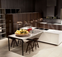 Итальянские Кухни с барной стойкой - Кухня Artex Итальянские Кухни с барной стойкой - Кухня Artex фабрика Varenna Poliform