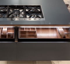 Итальянские Кухни с барной стойкой - Кухня Artex Итальянские Кухни с барной стойкой - Кухня Artex фабрика Varenna Poliform