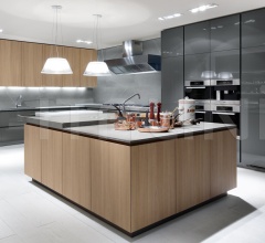 Итальянские Кухни с барной стойкой - Кухня Artex Итальянские Кухни с барной стойкой - Кухня Artex фабрика Varenna Poliform