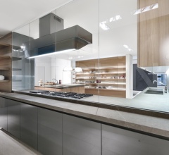 Итальянские Кухни с барной стойкой - Кухня Artex Итальянские Кухни с барной стойкой - Кухня Artex фабрика Varenna Poliform